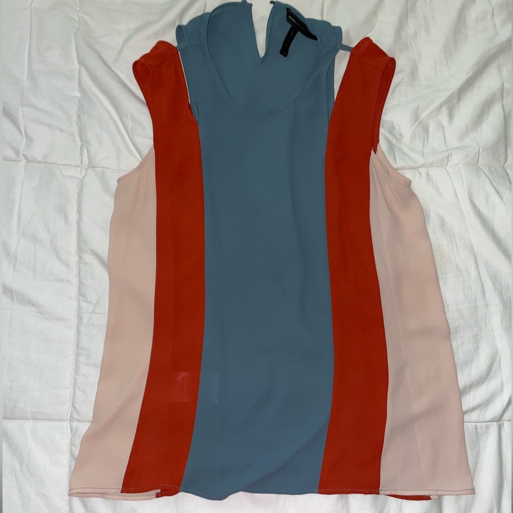 Tri colored tank top